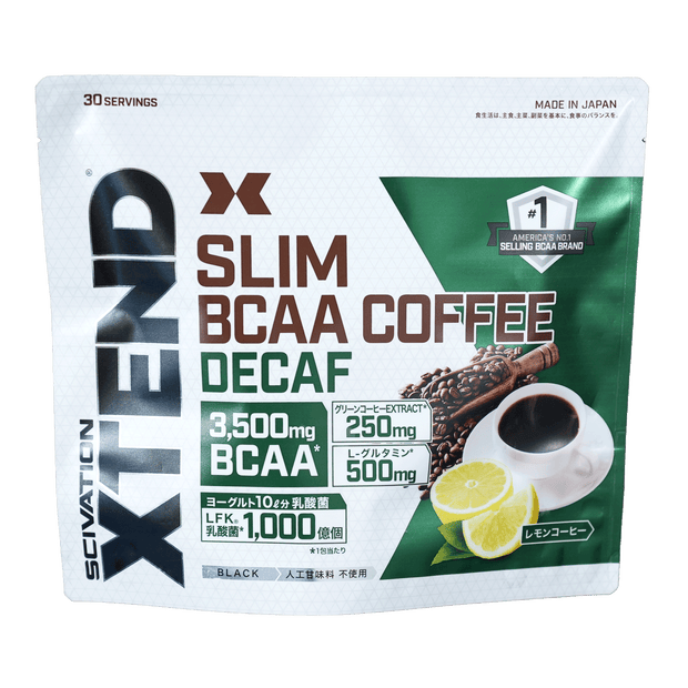 XTEND SLIM BCAA COFFEE DECAF 8.3G×30包